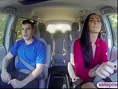 Lovely teen had a good brithday sex with BF and hot stepmom