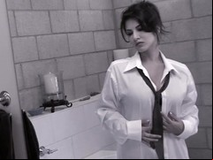 Sunny Leone is undressing for her morning shower